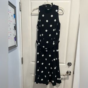 Ralph Lauren Black Polka Dot Dress